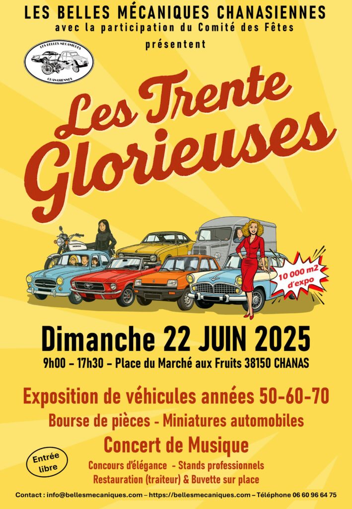 Trente Glorieuse Affiche A4 Les 30 Glorieuses